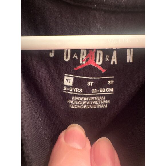 Jordan Toddler T-Shirt Black 3T 2-3 Yrs Made In Vietnam - Picture 2 of 3